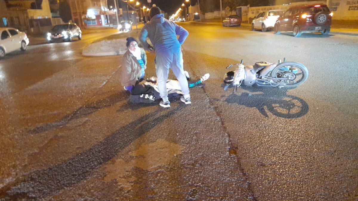 Choque Entre Auto Y Moto Deja Un Herido En Avenida Polonia