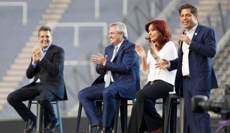Junto a Cristina, Massa y Kicillof, Fernández lanza el Programa Reconstruir