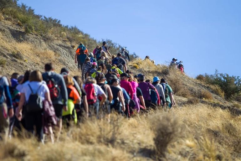 Más de 150 personas disfrutaron del Trekking por la tierra