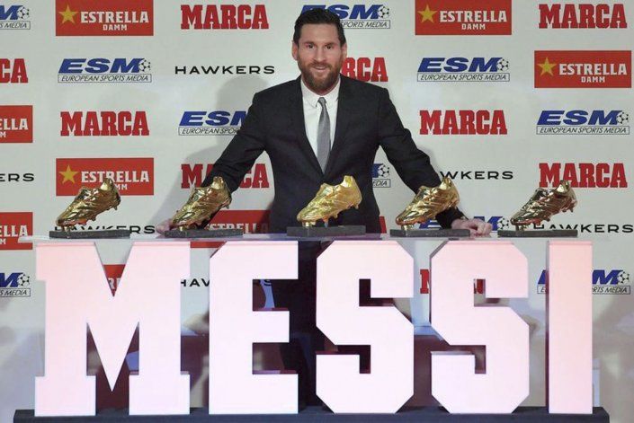 Botines de oro online messi