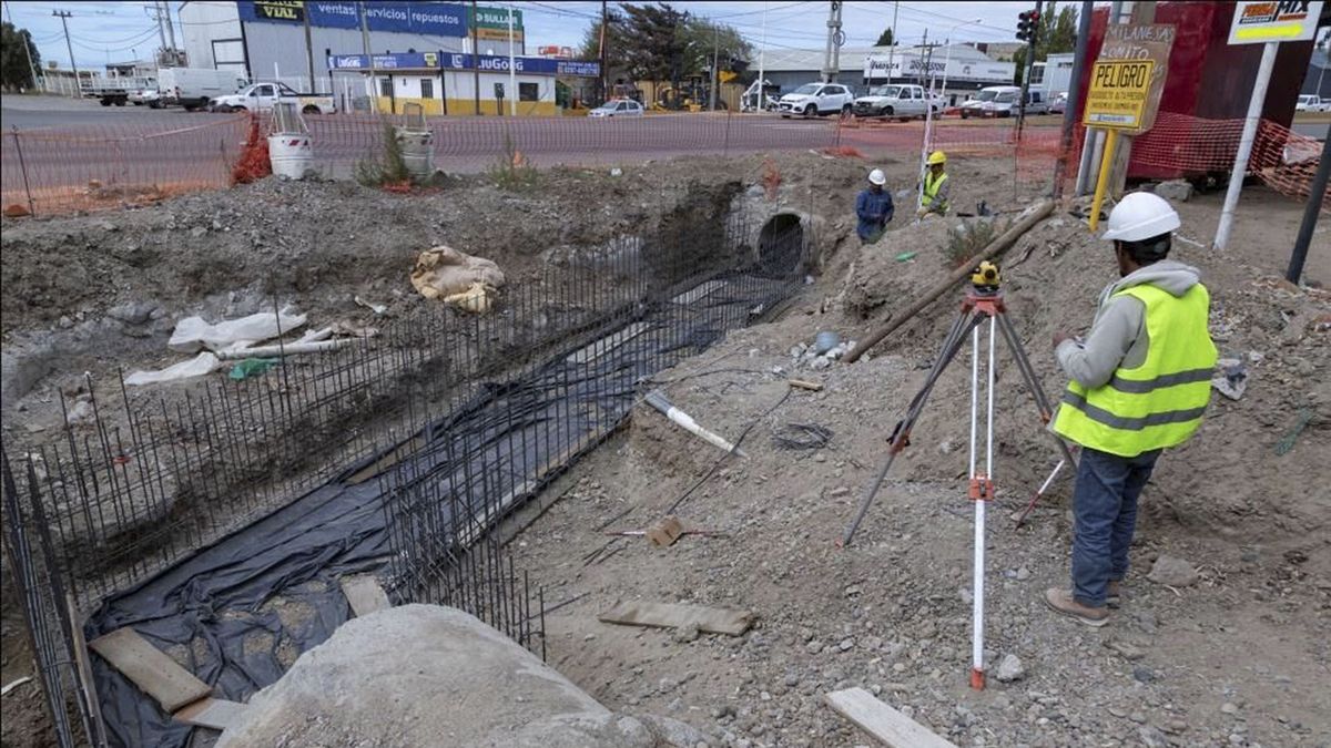 Avanza la obra del pluvial que evitará inundaciones en el barrio Industrial