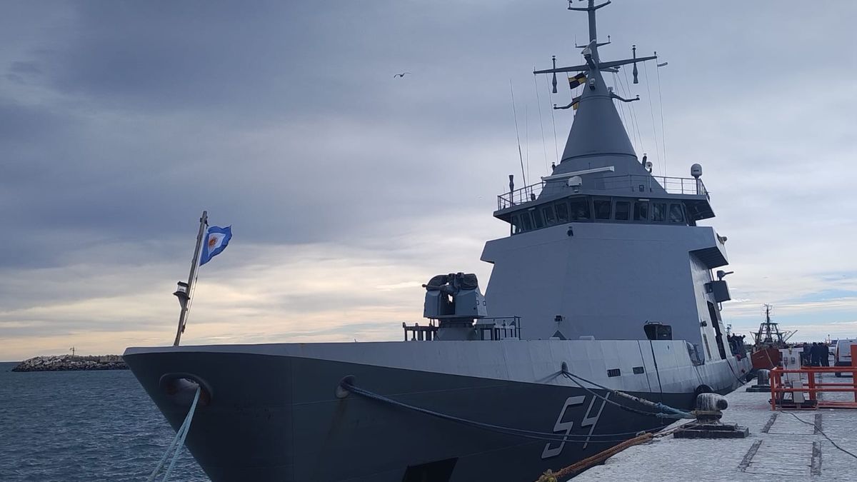 El buque más moderno de la Armada está en el puerto y se lo puede visitar